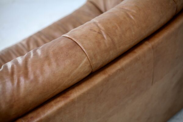 Canapé de Michel Ducaroy, cuir, 1978, modèle Dianthus, édité par Ligne Roset