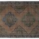 Vintage Turkish hallway rug 129x375 cm