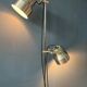 Vintage silver Dijkstra Space Age floor lamp
