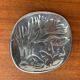 Vintage Canadian metal bowl with beaver decoration by Hoselton.