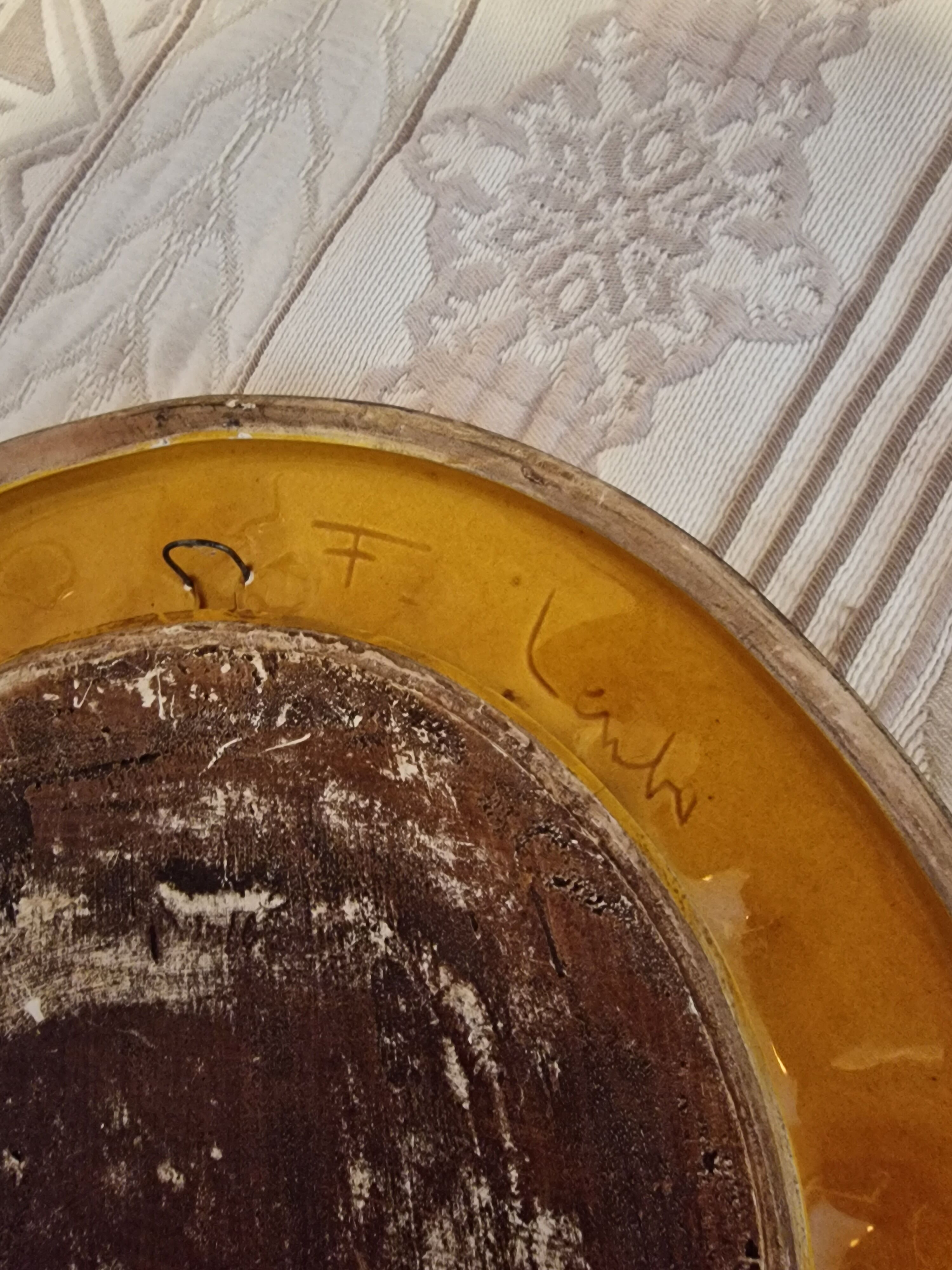 Ceramic mirror François Lembo