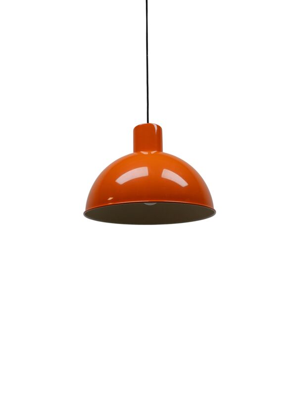 Suspension « Bunker » de Jo Hammerborg, orange