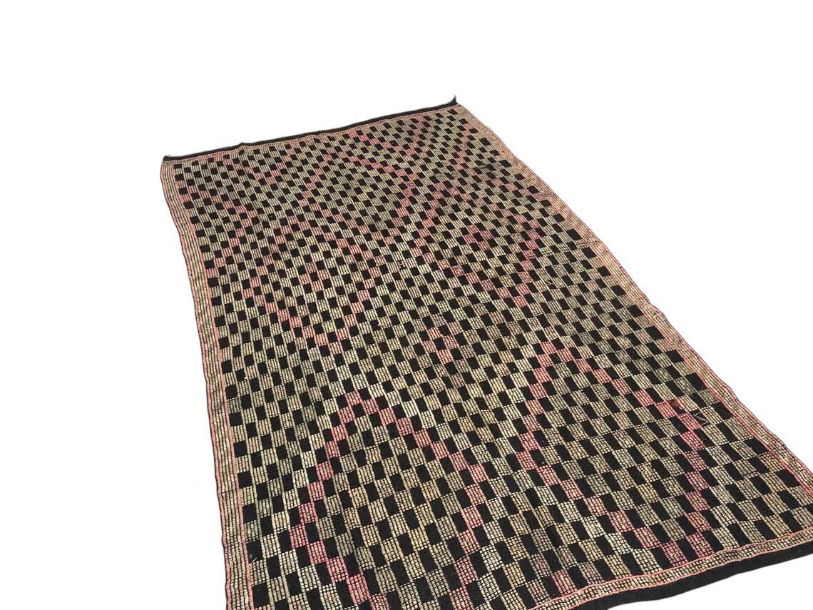 Antique Oushak Turkish Wool Kilim