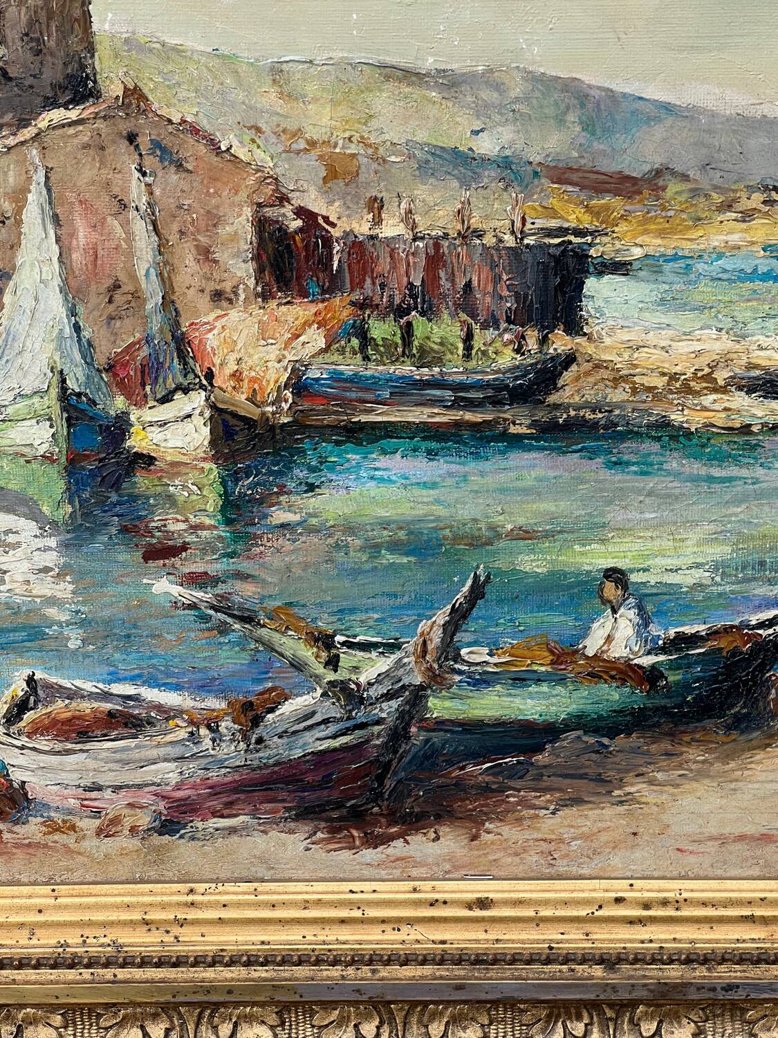 Oil on canvas 19th century