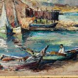 Huile sur toile XIX ème