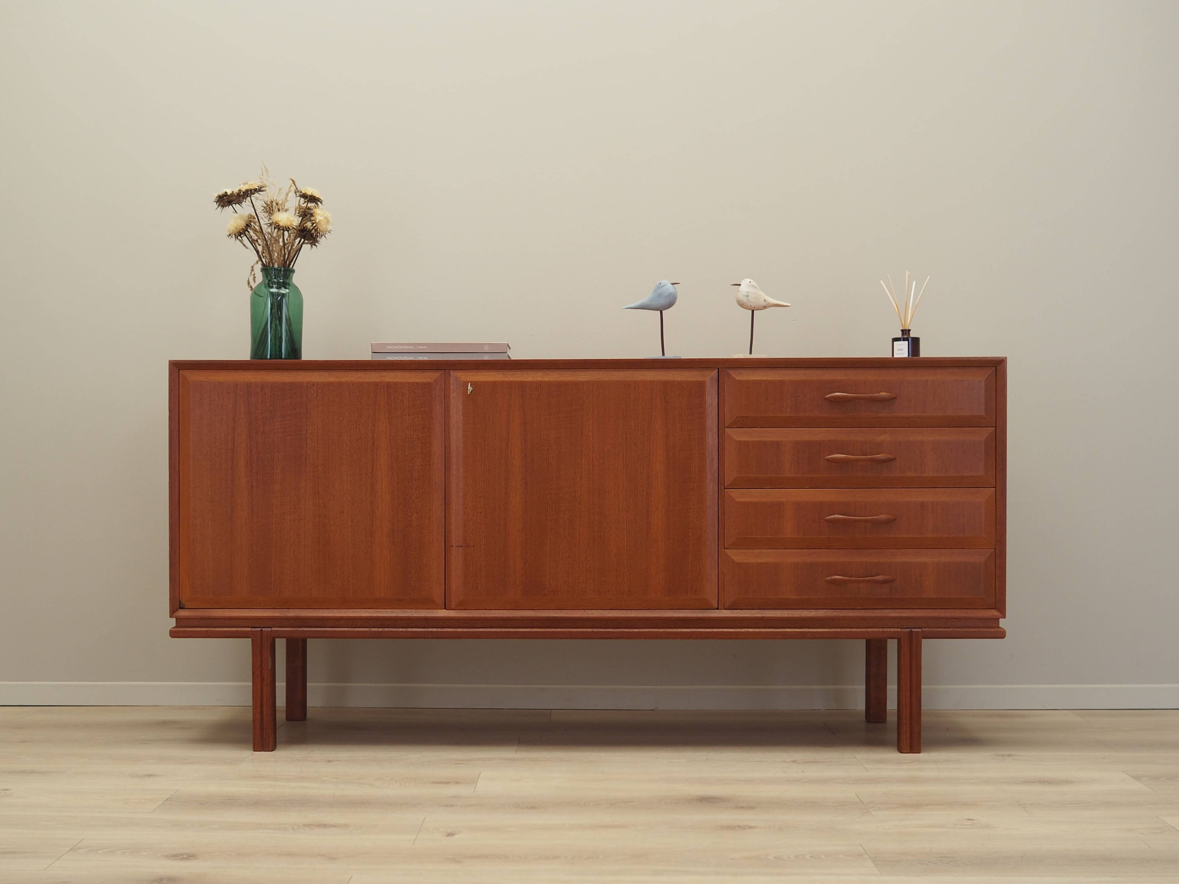 Teak sideboard, Swedish design, 1960s, manufacture: Örnen Möbelfabrik