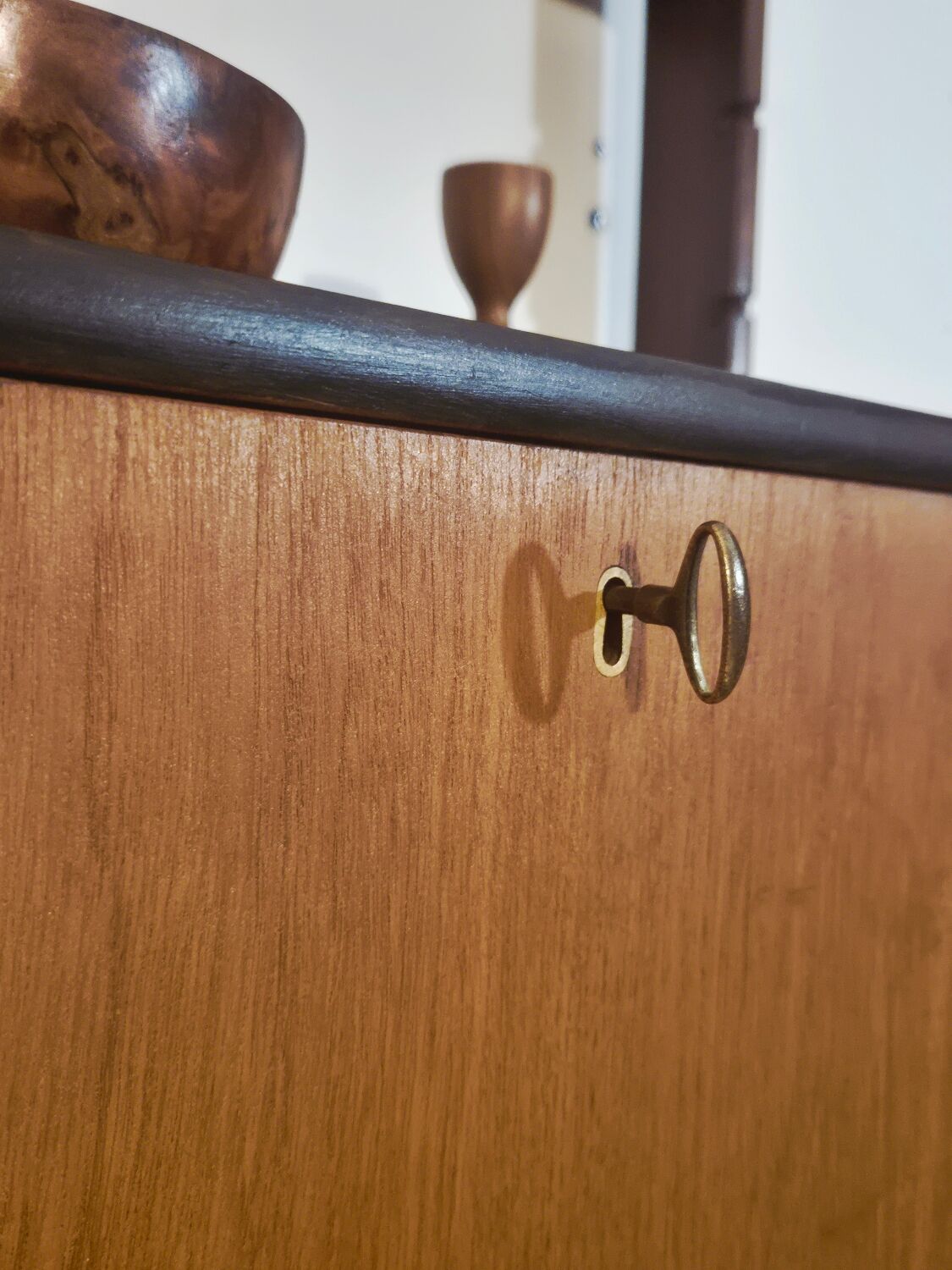 Teak secretary desk Ergo, Vintage Scandinavian 1960s