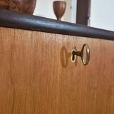 Teak secretary desk Ergo, Vintage Scandinavian 1960s