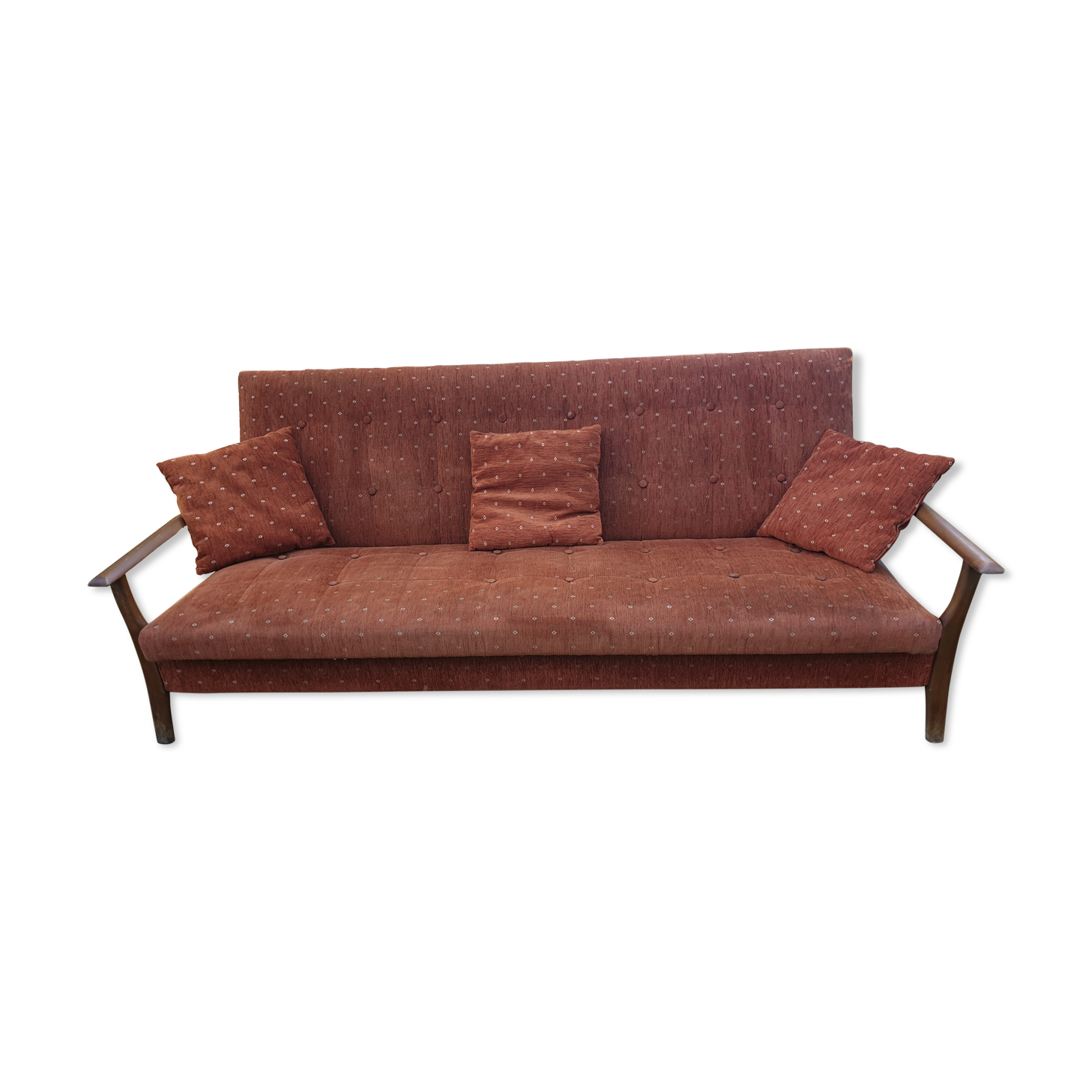 Three-seater sofa bed