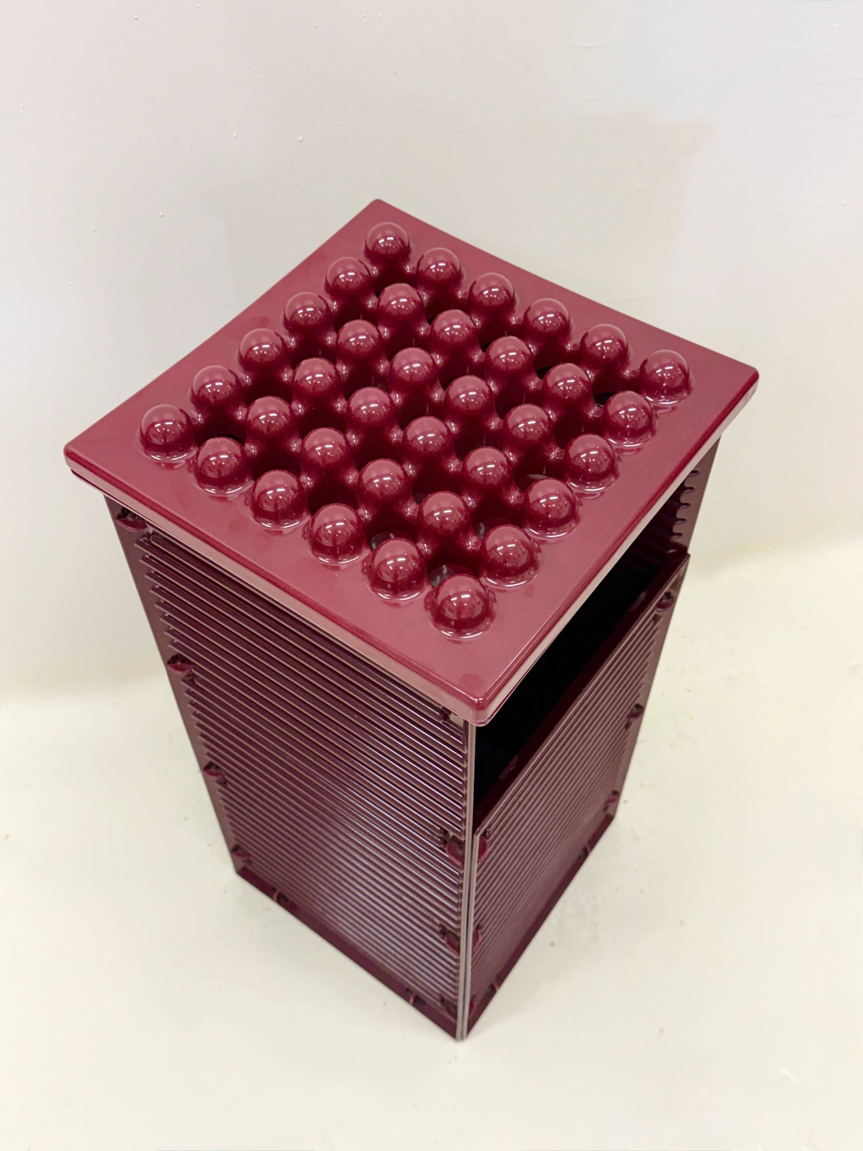 Ashtray bin "Sistema 45" — Ettore Sottsass, Italy, 1970