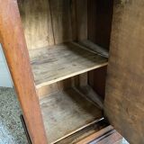 Bedside table / nightstand / column / Somno / Vintage mahogany stand
