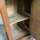 Bedside table / nightstand / column / Somno / Vintage mahogany stand