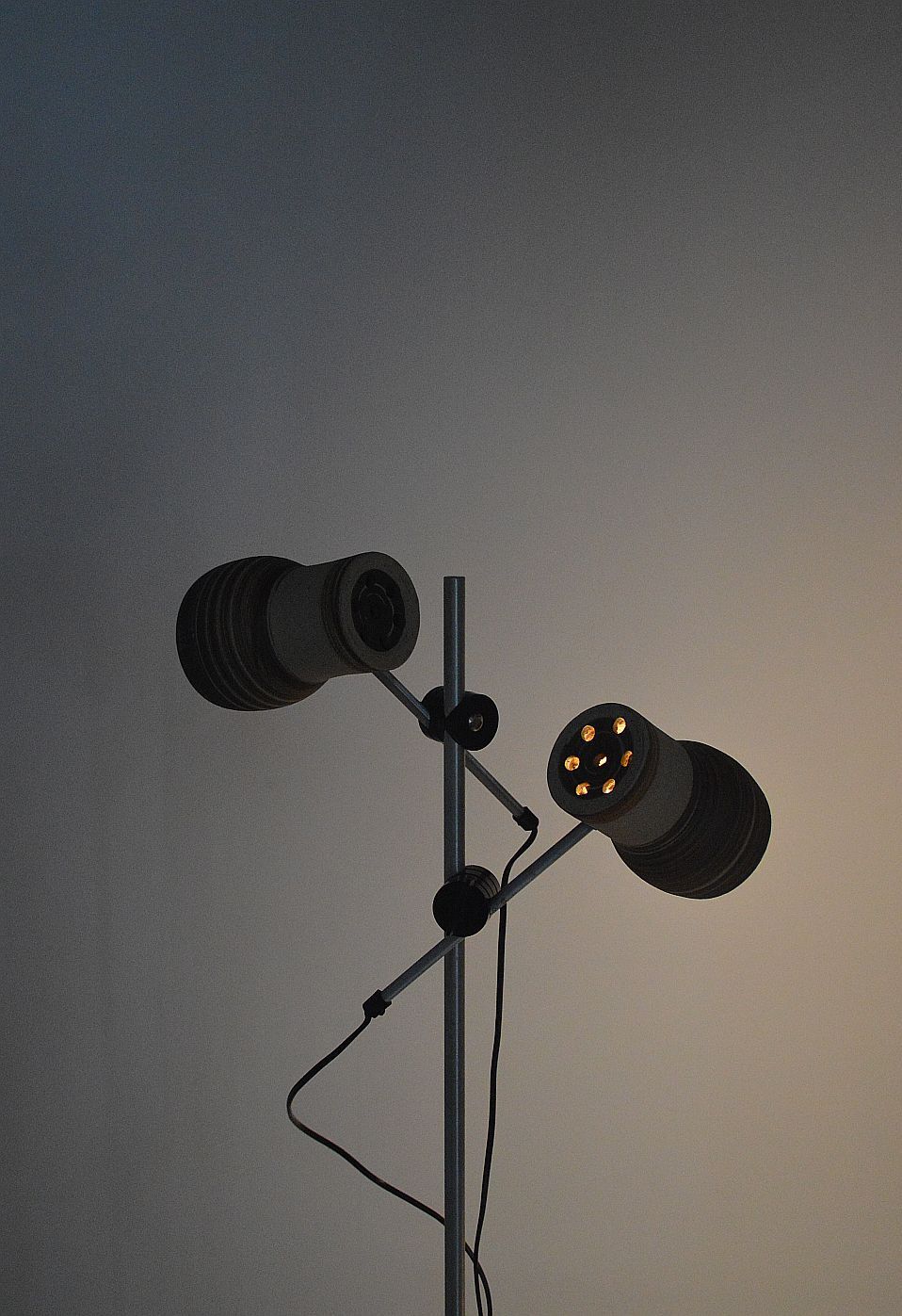 Danish ceramic floor lamp by Lyskaer Belysning, 1970s
