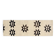 1970s Vintage Turkish Oushak Handmade Wool Cotton Beige Runner Rug 88x279