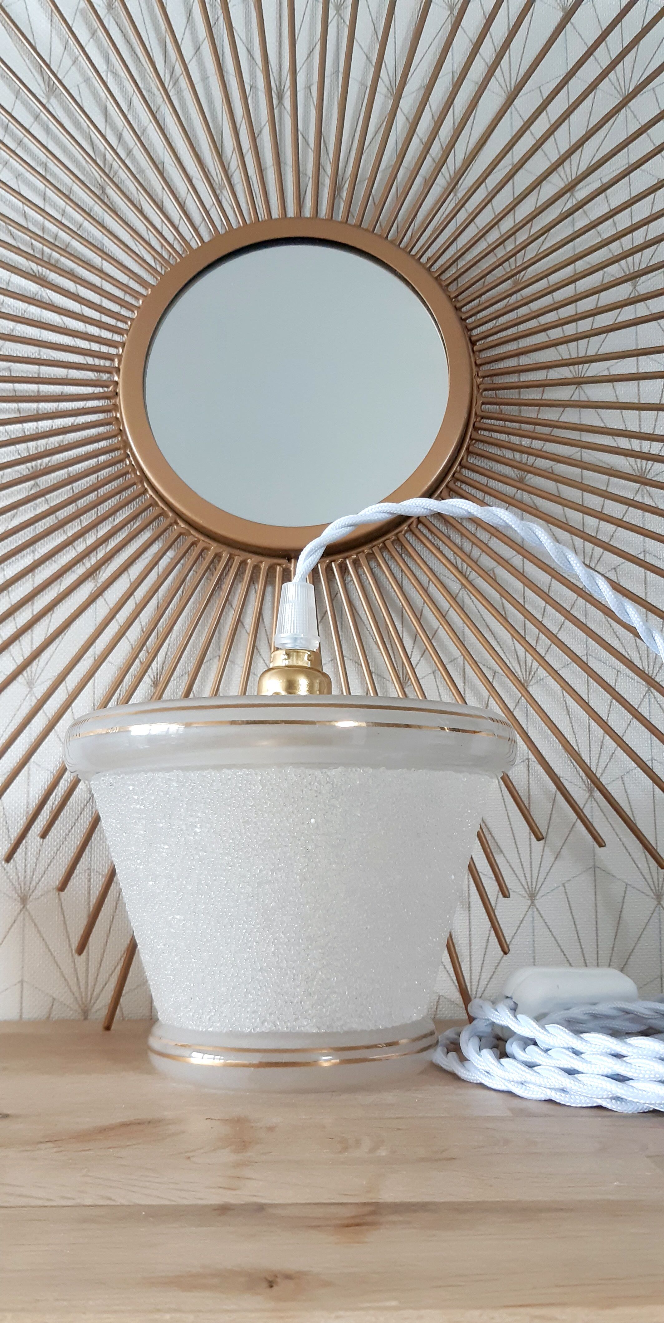 Art Deco hanging lamp