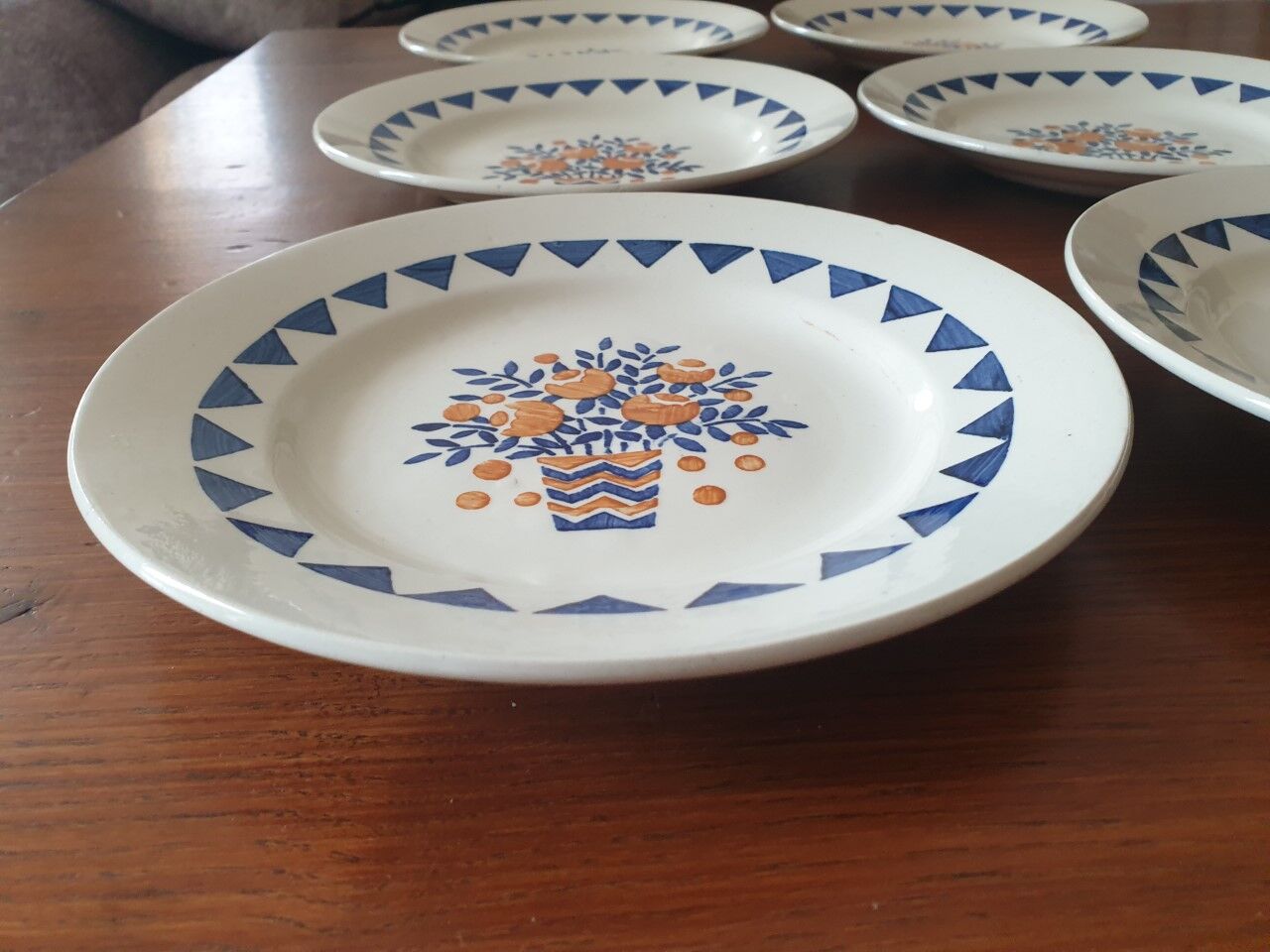 Longwy antique plates