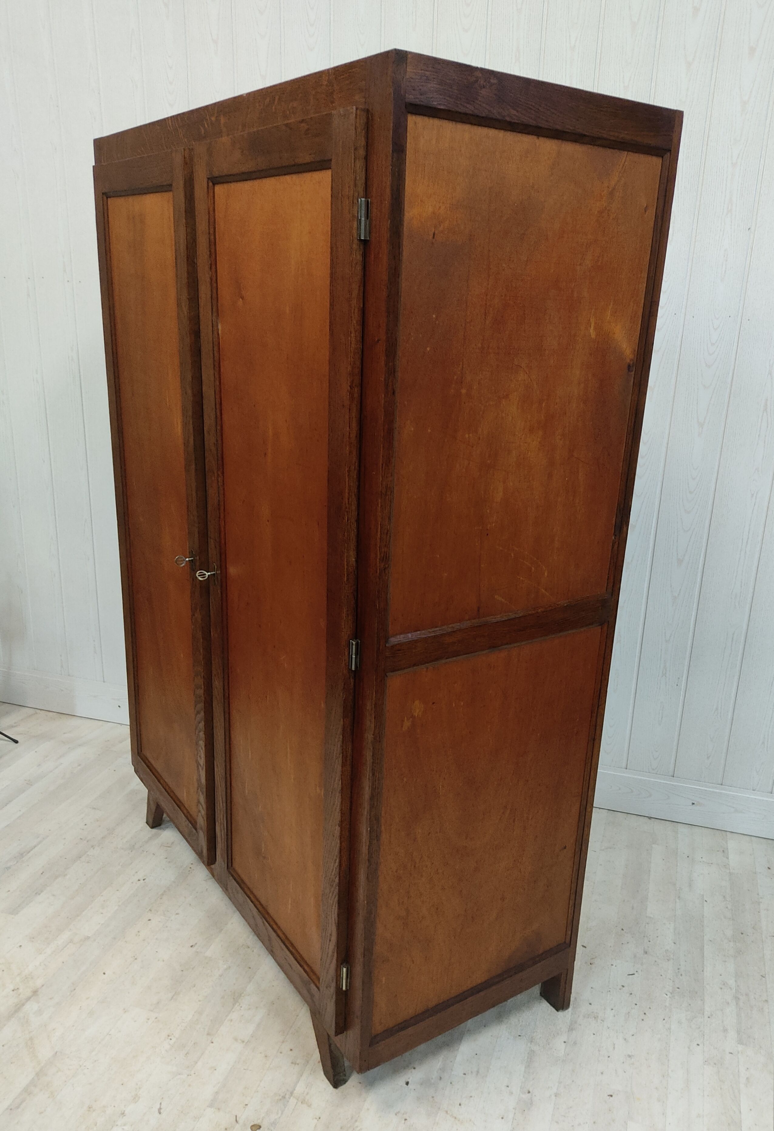 Vintage compass feet cabinet