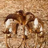 Palm type chandelier by Hans Kogl