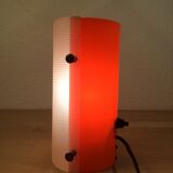 Orange lamp space age 70s cylindrical