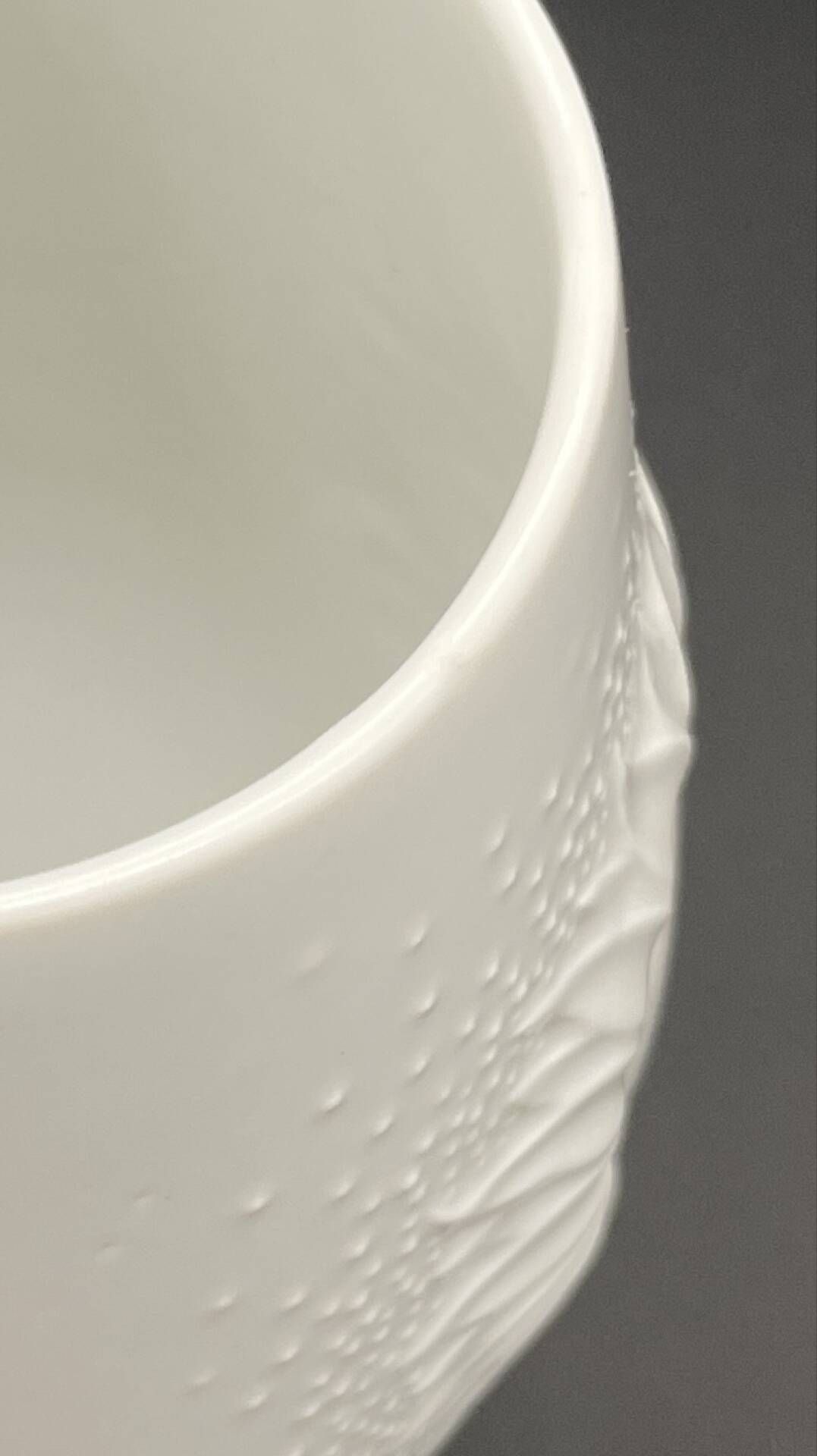Alboth & Kaiser vase with sunflower relief, 1960s