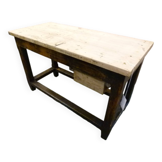 Meuble industriel en bois massif 20ème