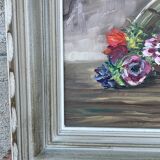 Aquarelle Anémones au cabanon