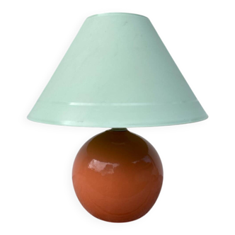 Two-tone ceramic bedside lamp 1980