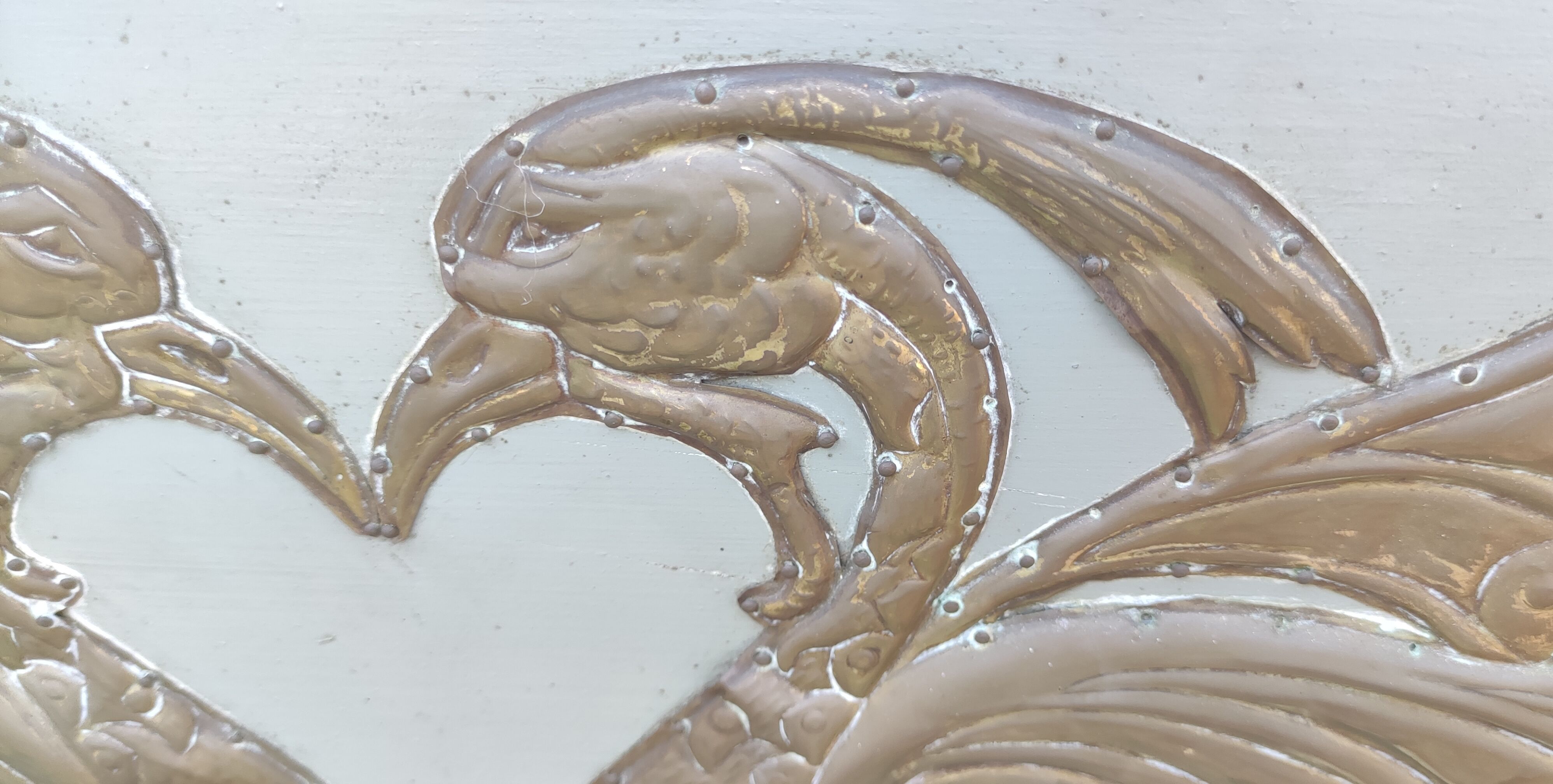 Original vintage mirror decoration birds