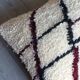 Housse de coussin berbère beni ouarain