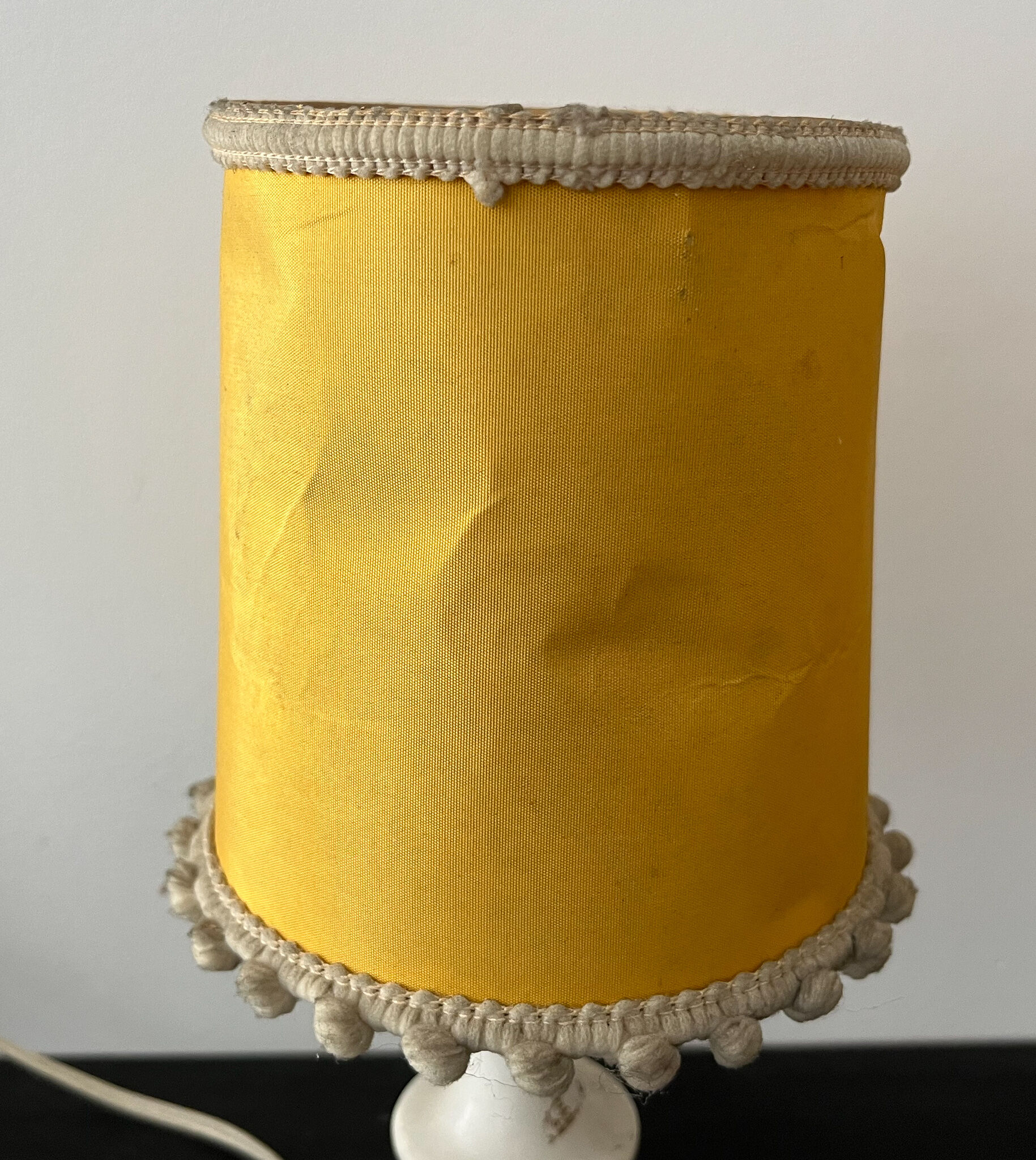 Pair of vintage albatre lamps