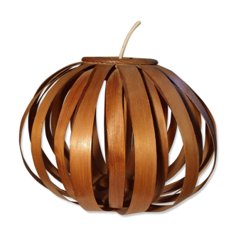 Scandinavian chandelier vintage wood hanging