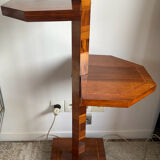 De Coene Art Deco floor lamp in marquetry