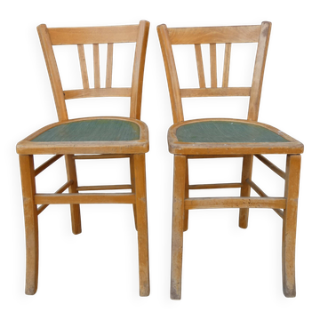 2 vintage bistro chairs