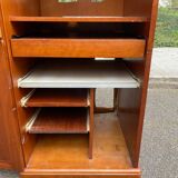 Louis Philippe wardrobe with a solid wood door.