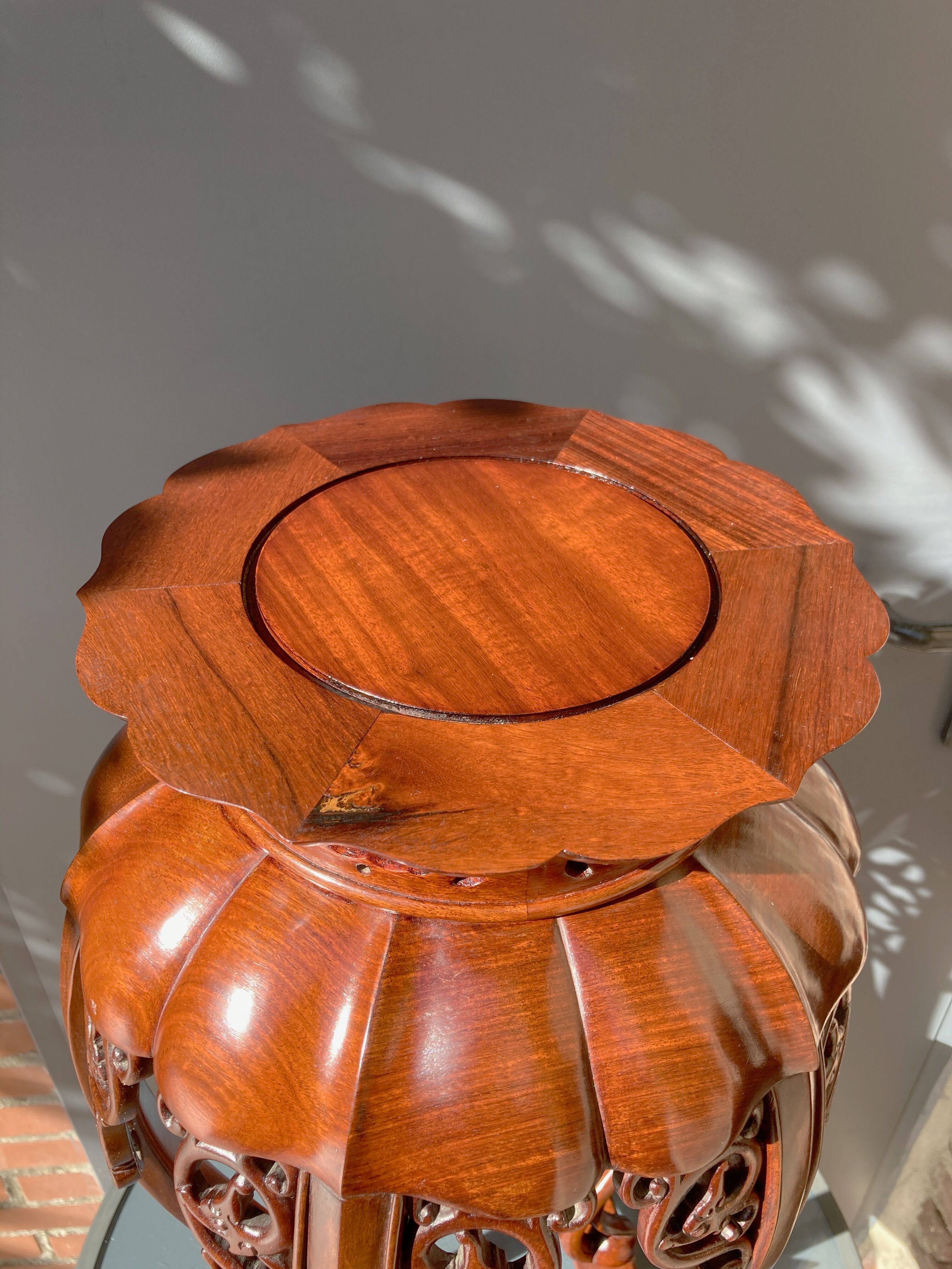 Openwork rosewood gueridon