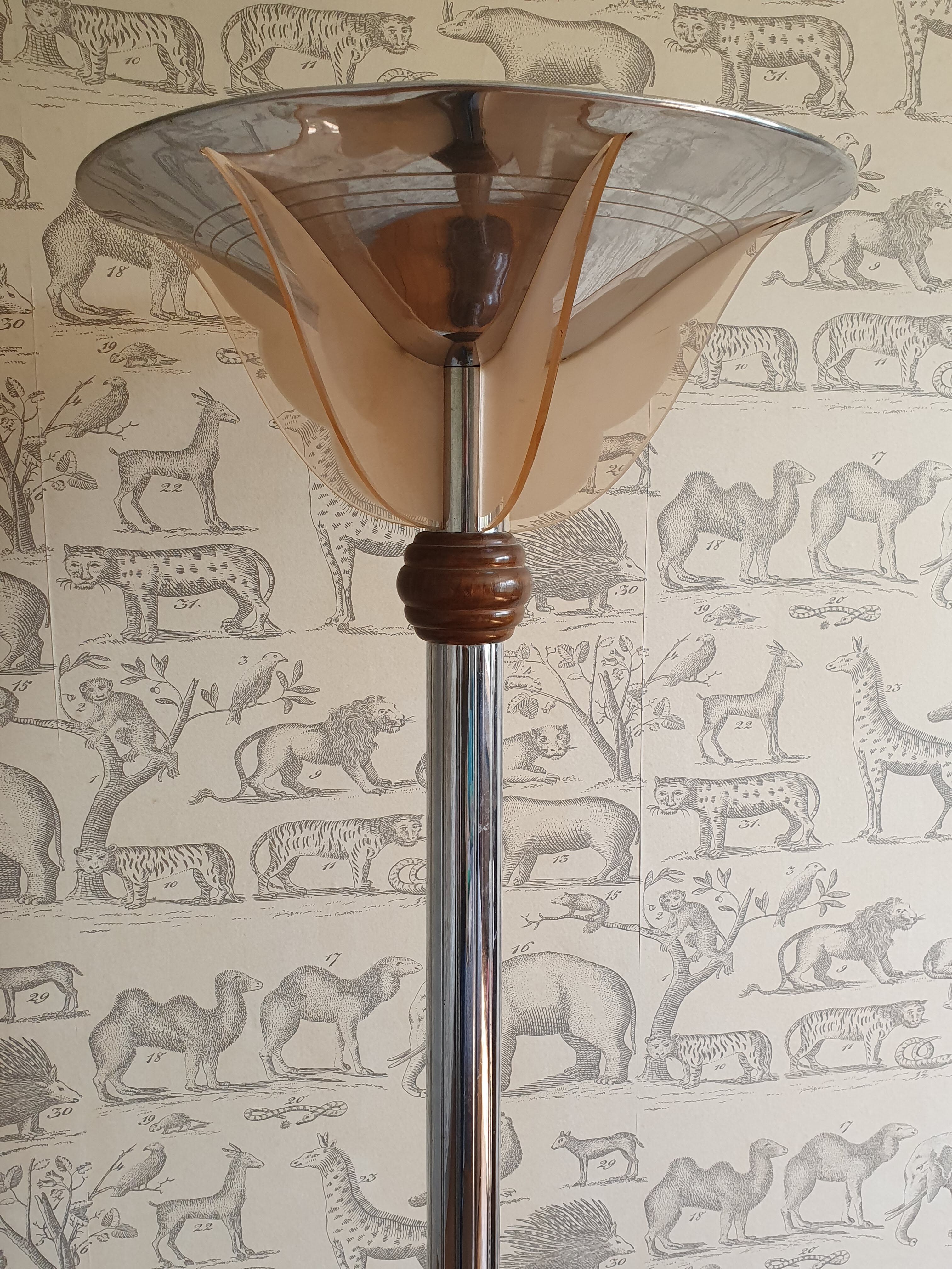 Art Deco floor lamp house Henri Petitot