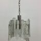 Suspension en verre de glace dépolie par J. T. Kalmar pour Kalmar Franken KG, années 1960