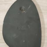 decorative oval bird plate Vallauris