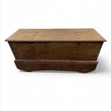 Grand coffre asiatique de voyage ancien Bois de manguier