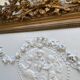 19th century Louis XVI style mirror in wood gilded with gold leaf, 74x150cm