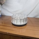 Applique ou Plafonnier Moderniste en Verre Tressé Vintage Années 60s