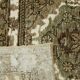 Handmade turkish decorative 1980s 300 cm x 398 cm beige wool carpet