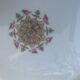 Compotier, porcelain fruit cup signed F. Legrand & cie limoges France