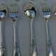 Silver metal housewife 37 pieces louis XV Marly style