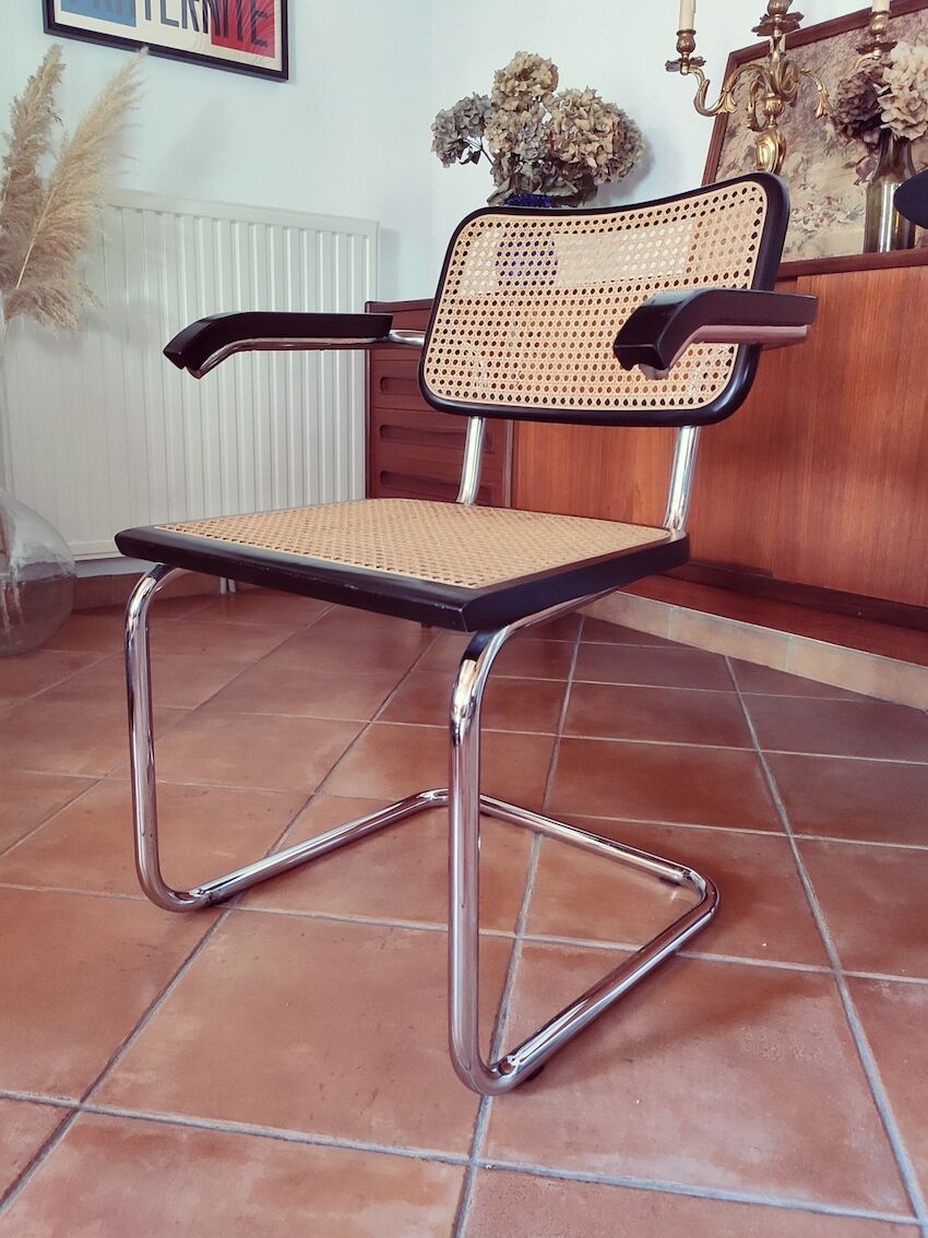Fauteuil cesca B64 par Marcel Breuer 1970