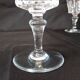 Set of 12 Baccarat Piccadilly Cut Crystal Red Wine Goblets