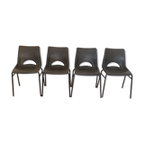 Set of 4 chairs plastic shell brand Sitting