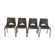 Lot de 4 chaises coque plastique marque Sitting