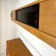 Vintage low sideboard set with matching wall unit.
