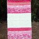 Tapis artisanal tissé main en coton recyclé - 50 x 90 cm